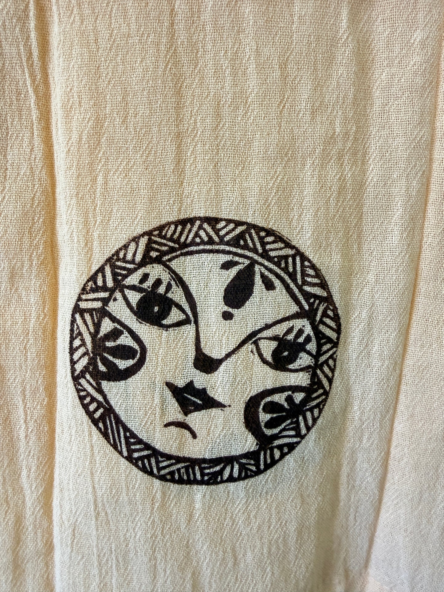 Moon Face Tea Towel