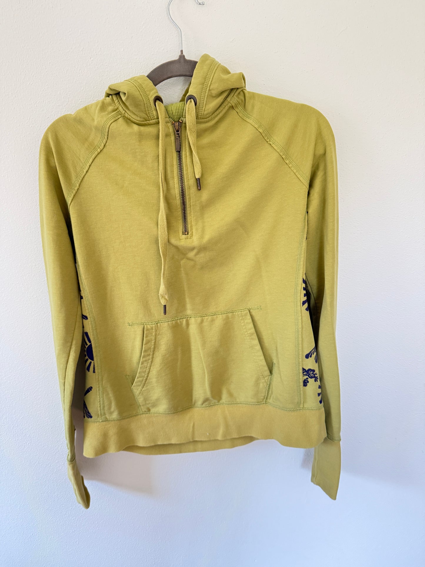 Hooded Half Zip Sweatshirt