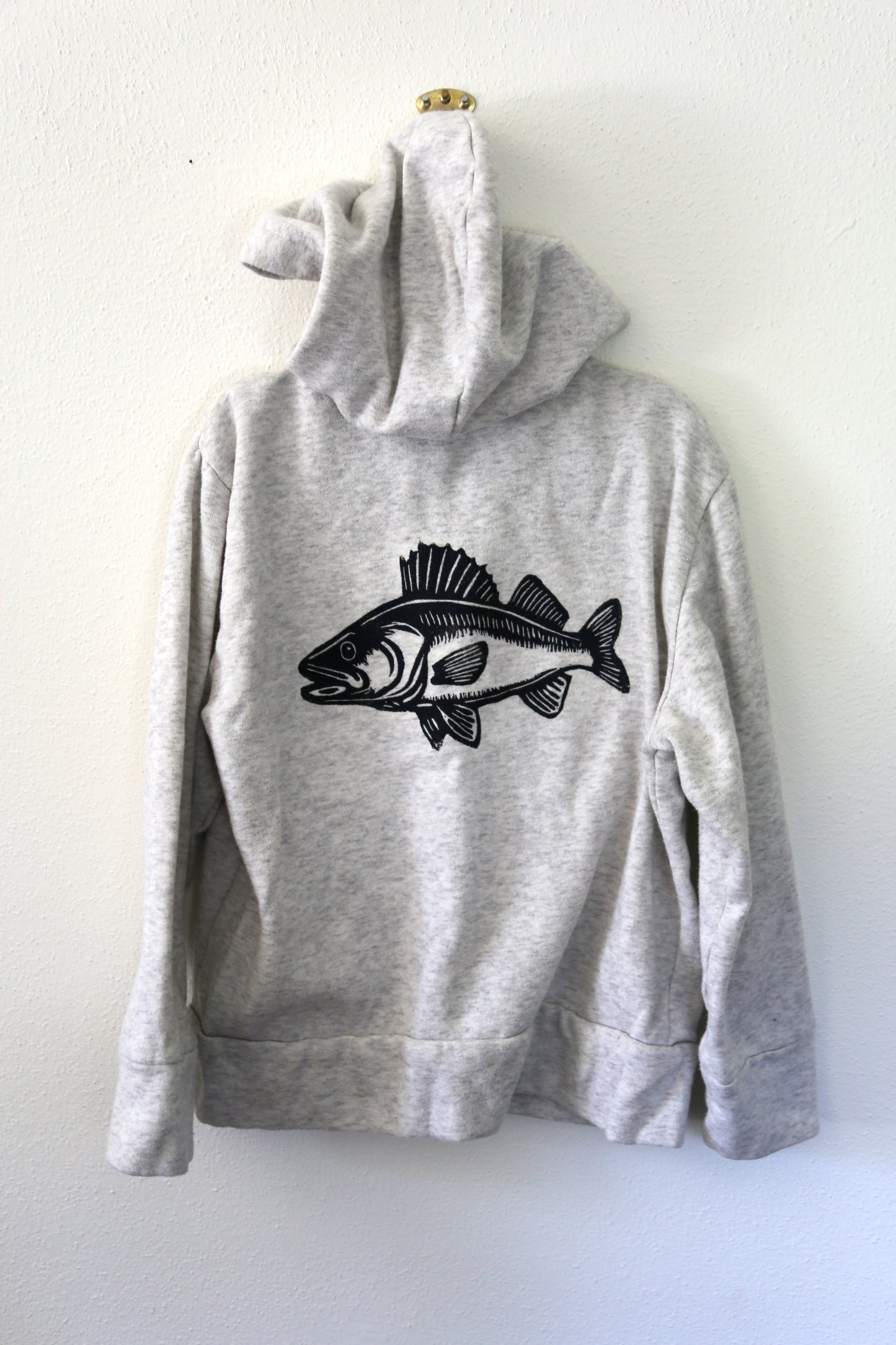 Kids Wisconsin + Fish Sweatshirt