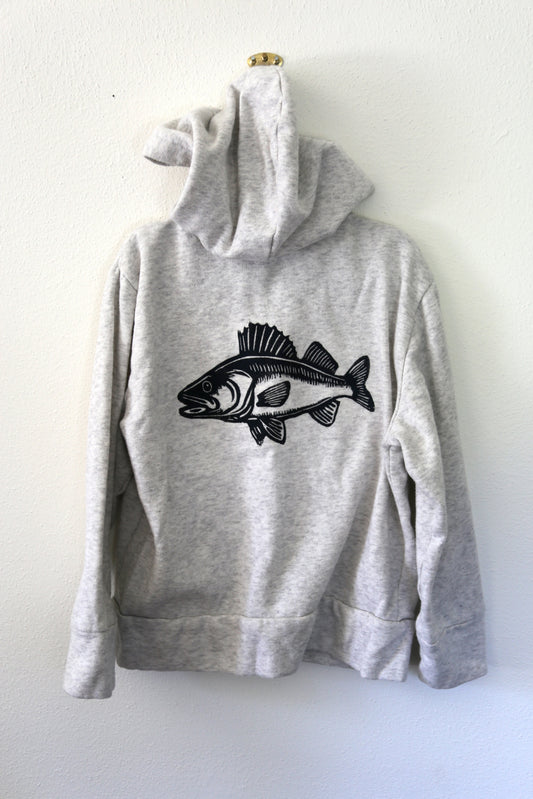 Kids Wisconsin + Fish Sweatshirt