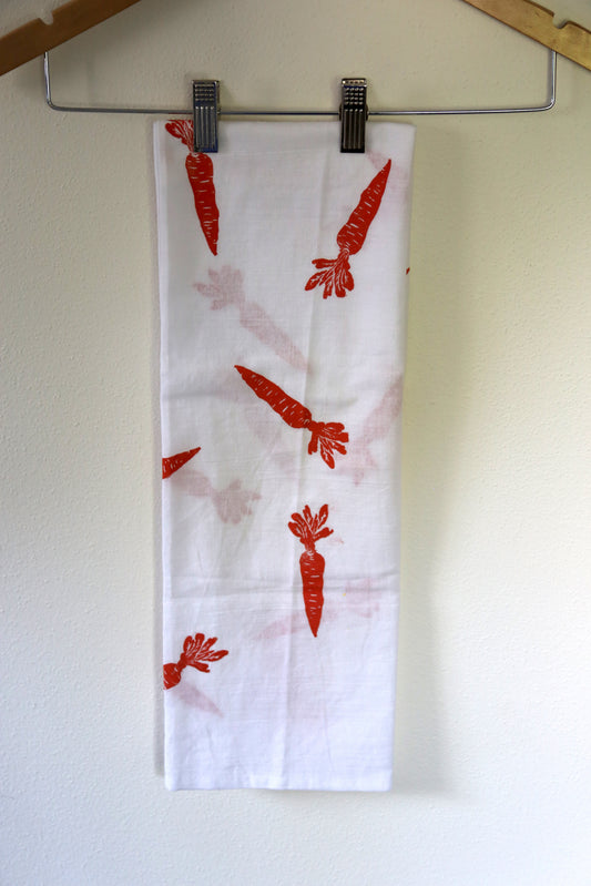Carrot Tea Towel