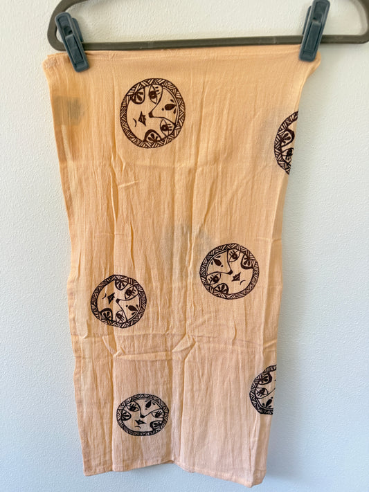 Moon Face Tea Towel