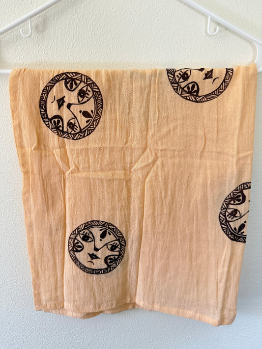 Moon Face Tea Towel