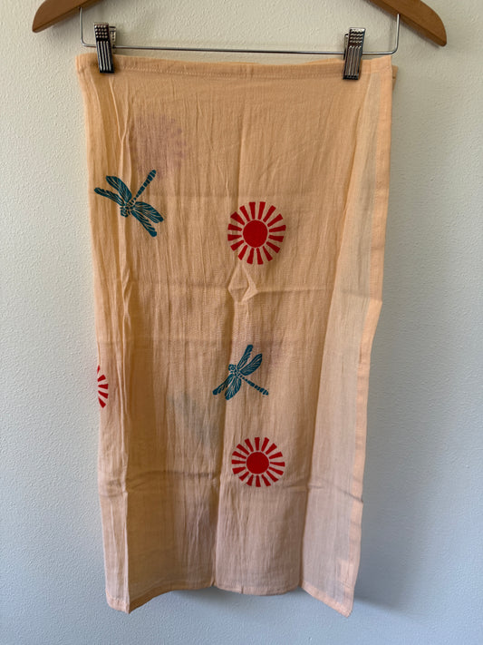 Dragonfly + Sun Tea Towel