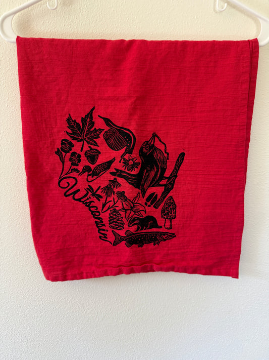 Wisconsin Nature Tea Towel