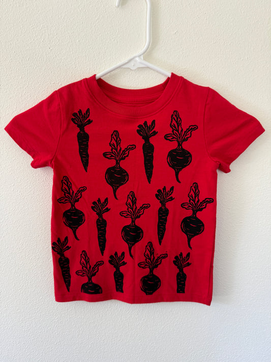 Little Gardener Beet & Carrot Shirt