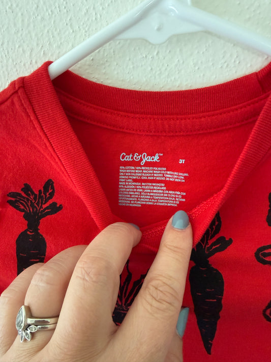 Little Gardener Beet & Carrot Shirt