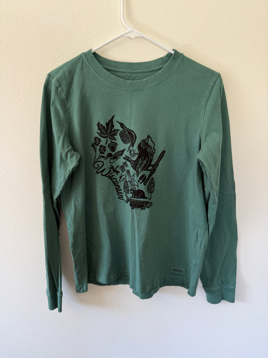 Long Sleeve Wisconsin Print
