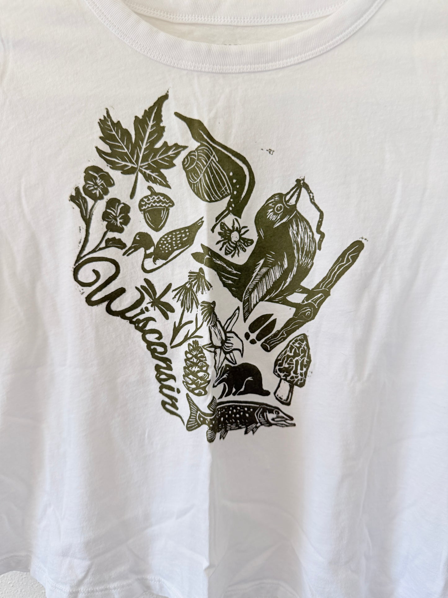 Wisconsin Cropped T-Shirt