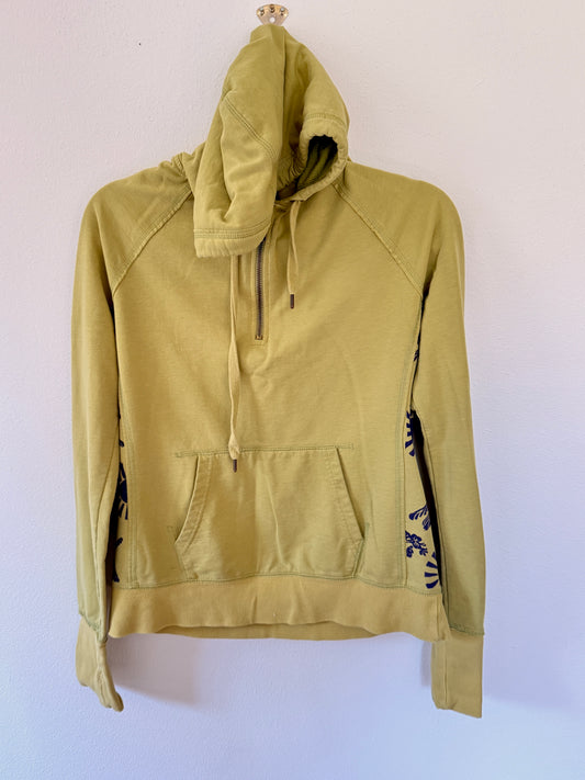 Hooded Half Zip Sweatshirt