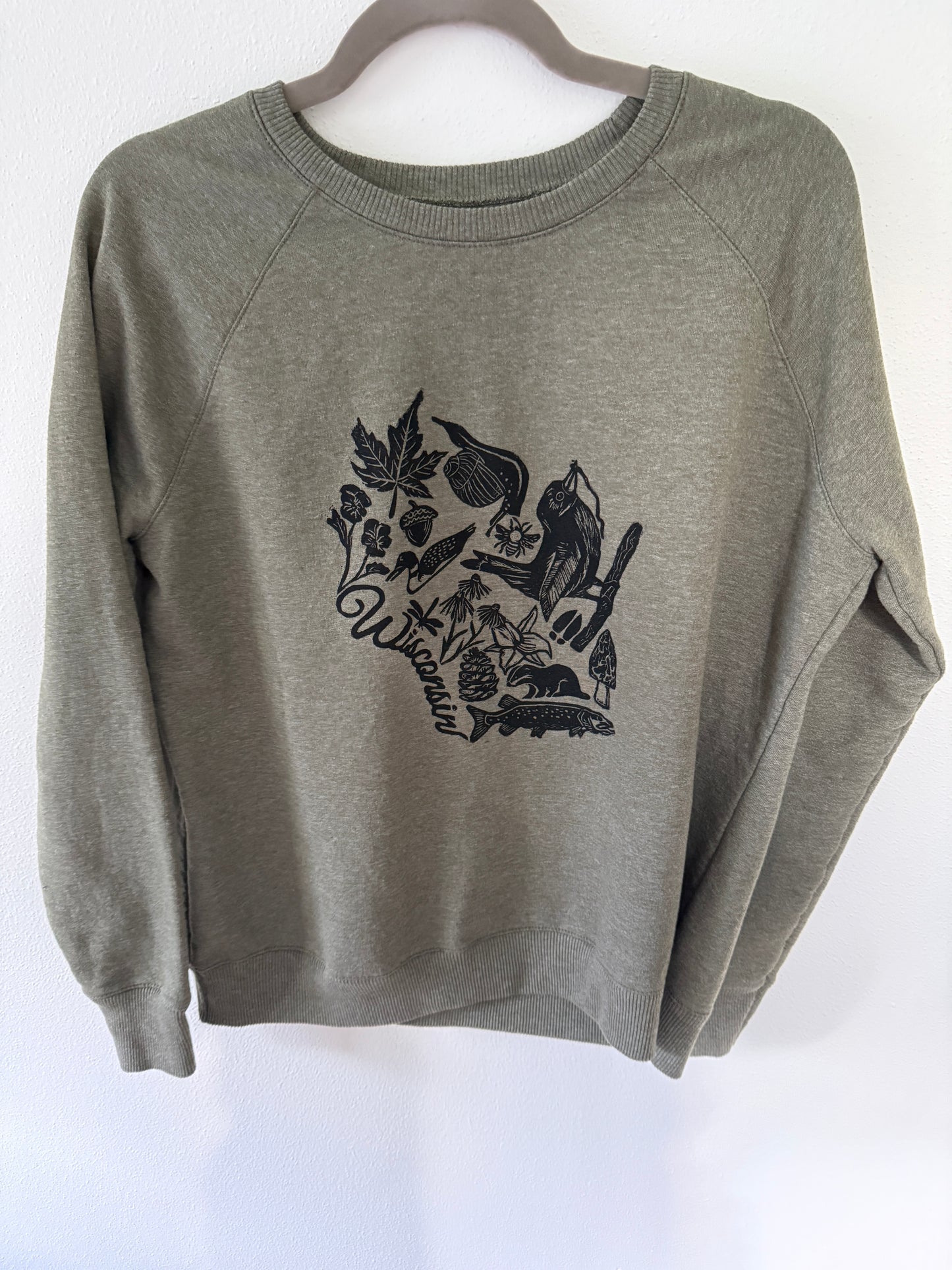 Crewneck Wisconsin Sweatshirt