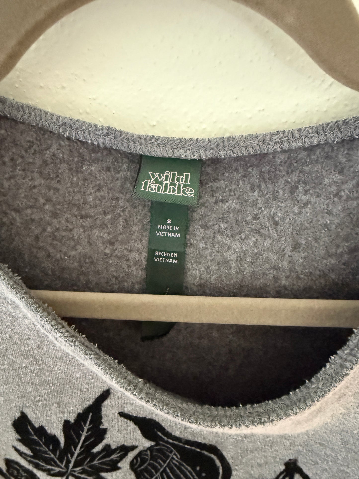 Cropped Crewneck Wisconsin Sweatshirt