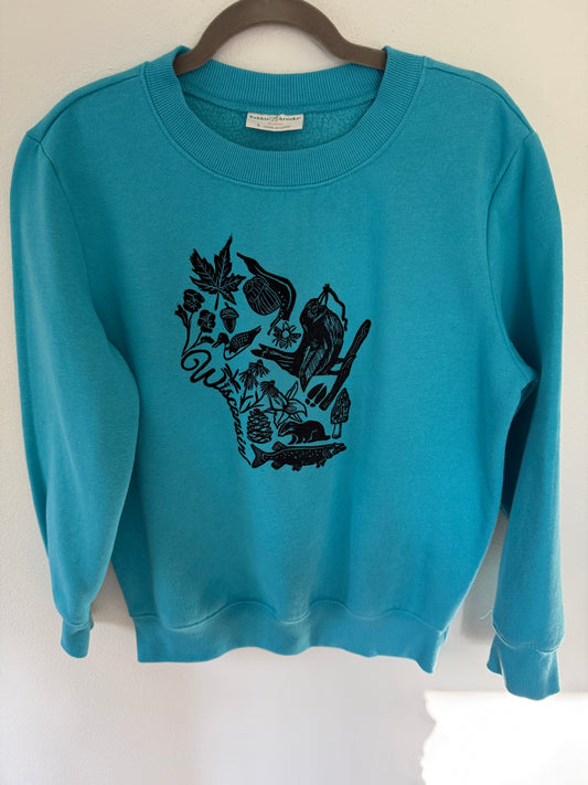 Crewneck Wisconsin Sweatshirt