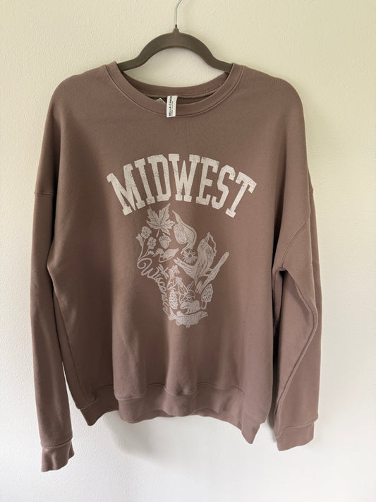 Crewneck Wisconsin Sweatshirt