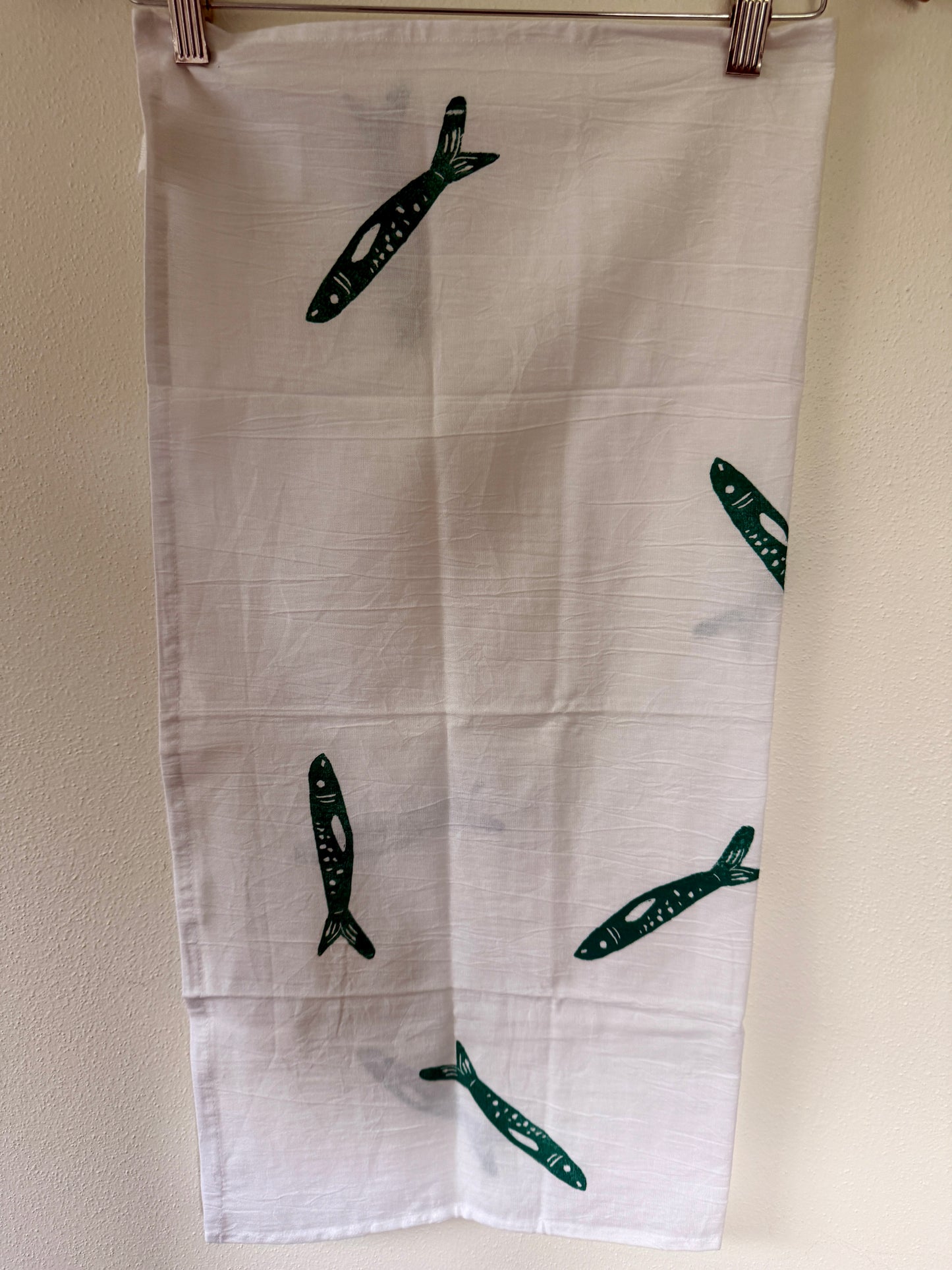 Little Fish Tea Towel