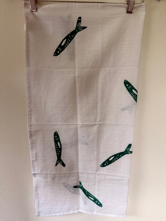 Little Fish Tea Towel